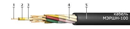 Кабели МЭРШН-100 4х1 Кабели МЭРШН-100 4х1