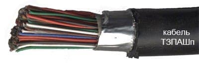 Кабели ТЗПАШп 4х4х0,9 Кабели ТЗПАШп 4х4х0,9
