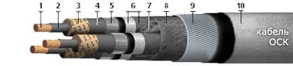 Кабели ОСК 3х50